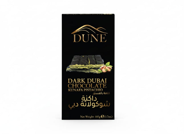 Dune Dark Chocolate Pistachio Kunafa Sugar Free 105g