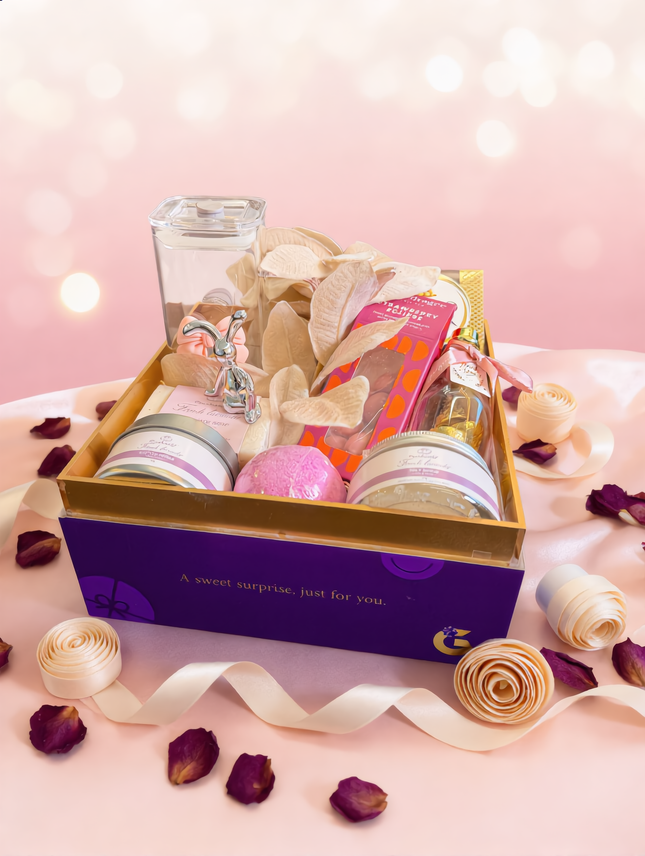 Gourmet Chocolate & Wellness Basket