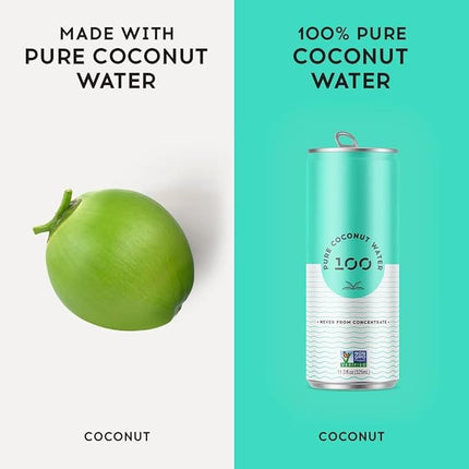 100 Coconuts Pure Coconut-100% Pure Coconut Water