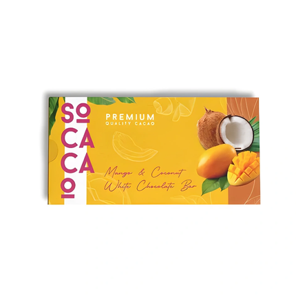 So Cacao Premium Mango and coconut Chocolate bar