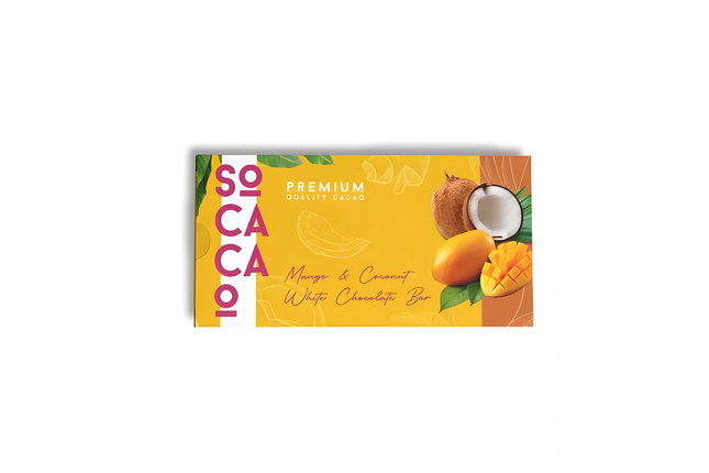 So Cacao Premium Mango and coconut Chocolate bar