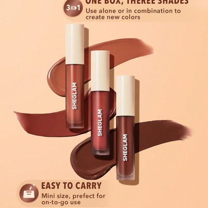 SHEGLAM Matte Allure Mini Liquid Lipstick Set - Sweet Thing
