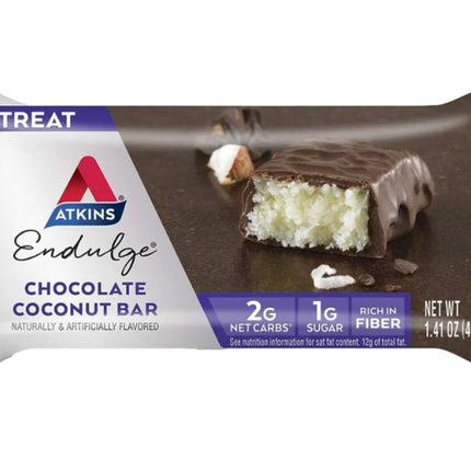 Atkins Endulge Chocolate Coconut bar 40g