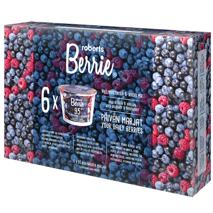 Wild Bilberry & Raspberry (6x100ml)