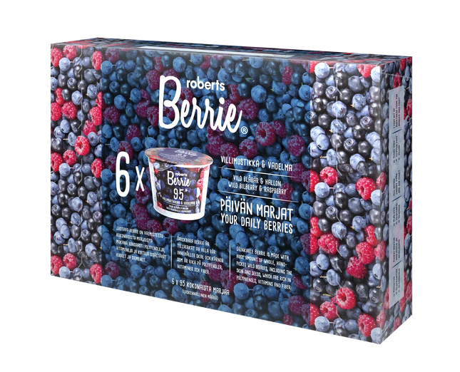 Wild Bilberry & Raspberry (6x100ml)