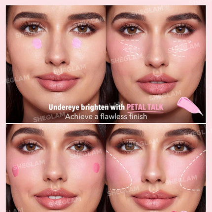 SHEGLAM Color Bloom Liquid Blush-On Point