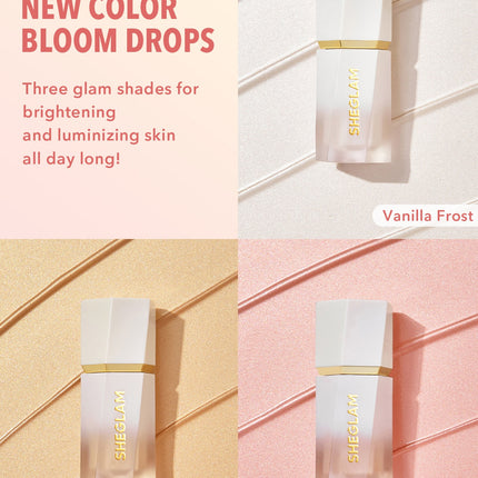 SHEGLAM Glow Bloom Liquid Highlighter-Vanilla Frost