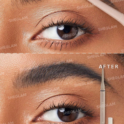 SHEGLAM Brows On Demand 2-In-1 Brow Pencil - Chocolate