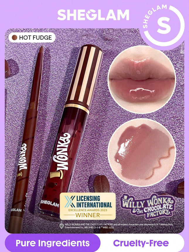 She Glam Cocoa Kiss Lip Duo-Hot Fudge