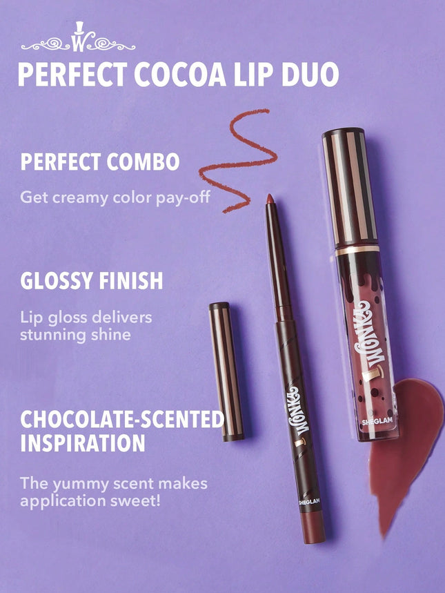 She Glam Cocoa Kiss Lip Duo-Hot Fudge