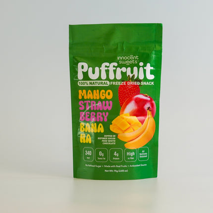 Innocent Sweet Puffruit Freeze Dried Fruit Snack 75g