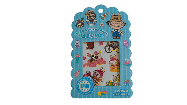 Labubu 5D Stickers 10pcs