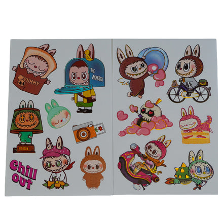 Labubu 5D Stickers 10pcs