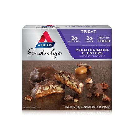 Atkins Endulge Pecan Caramel clusters 10 x 14g