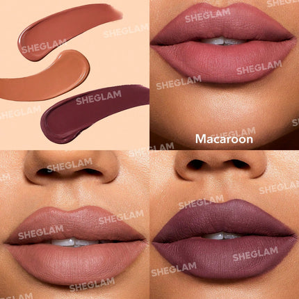 SHEGLAM Matte Allure Mini Liquid Lipstick Set - Feel Real