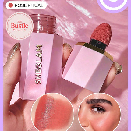SHEGLAM Color Bloom Liquid Blush Matte Finish-Rose Ritual 