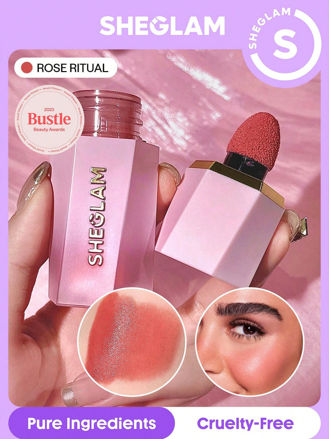SHEGLAM Color Bloom Liquid Blush Matte Finish-Rose Ritual 
