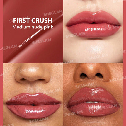 SHEGLAM Pout-Perfect Shine Lip Plumper-First Crush