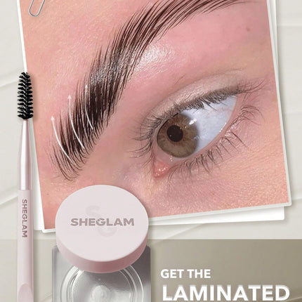 SHEGLAM Set Me Up Brow Hold-Crystal Clear, Waterproof Eyebrow Gel
