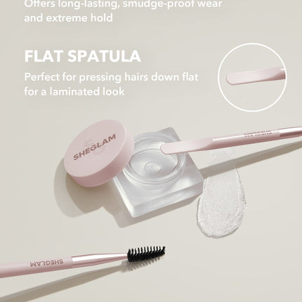 SHEGLAM Set Me Up Brow Hold-Crystal Clear, Waterproof Eyebrow Gel