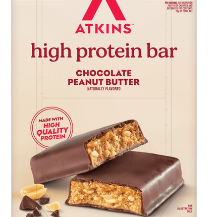 Atkins Hig Prtn Choco Peanut butter 12 x 60g