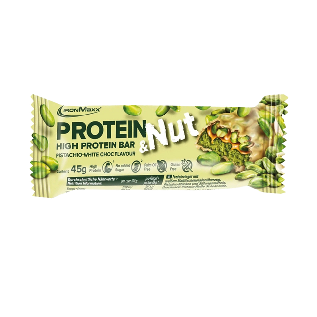 IronMaxx Protein & Nut Bar Pistachi White Choc