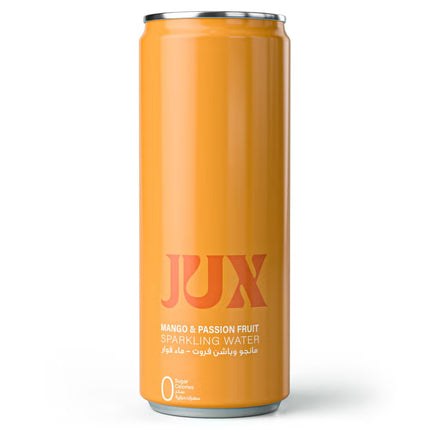 JUX Mango & Passion Fruit Sparkling Water 250ml