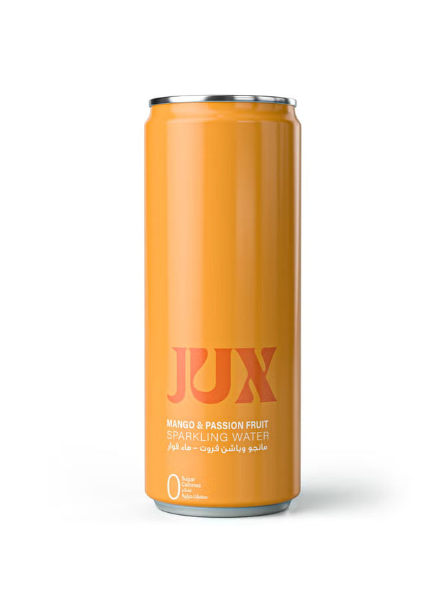 JUX Mango & Passion Fruit Sparkling Water 250ml