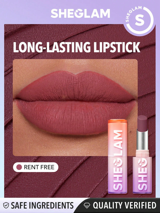 SHEGLAM Dynamatte Boom Long-Lasting Matte Lipstick-Rent Free
