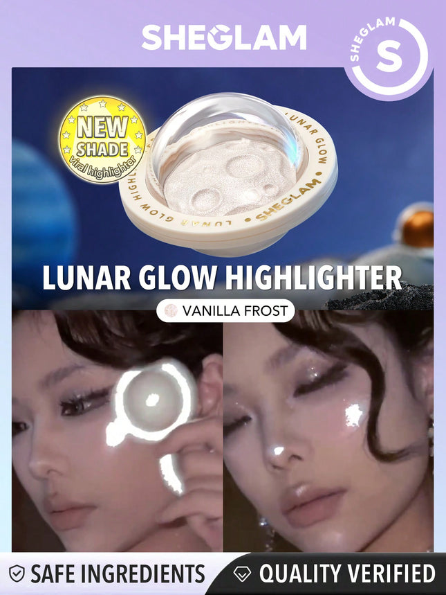 SHEGLAM Lunar Glow Highlighter-Vanilla Frost