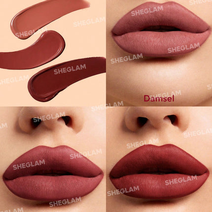 SHEGLAM Matte Allure Mini Liquid Lipstick Set-Private Tour 3 Pcs/Set Long Lasting  Lipstick