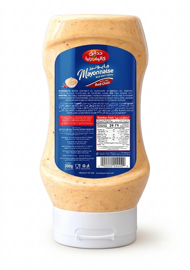 California Garden, Mayonnaise with Red Chili, 300 ml