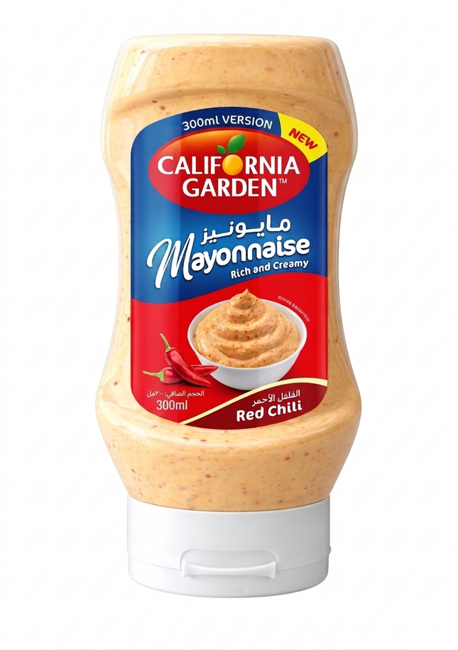 California Garden, Mayonnaise with Red Chili, 300 ml