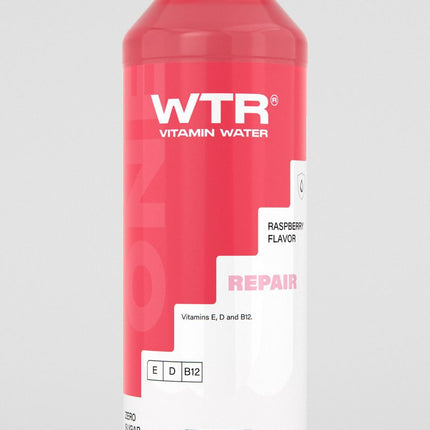 ONE WTR Vitamin Water Repair Raspberry Zero Sugar Drink | Vitamins E, D & B12 | 500 ml
