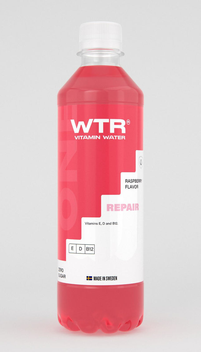 ONE WTR Vitamin Water Repair Raspberry Zero Sugar Drink | Vitamins E, D & B12 | 500 ml
