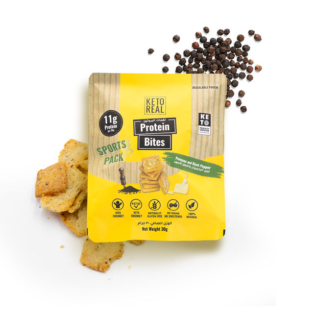 Keto Real Parmesan & Black Pepper Protein Bites 30g