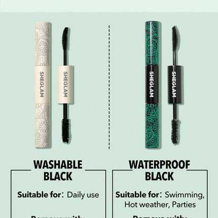 SHEGLAM All-In-One Volume & Length Mascara 2 In 1 Waterproof