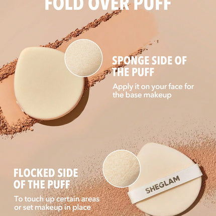 SHEGLAM Skin-Focus High Coverage Powder Foundation-Nude
