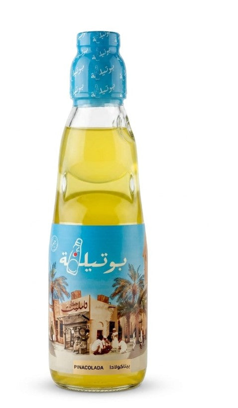 Botila Goli Soda | Pinacolada Carbonated Flavoured Drink | Glass Bottle | 200 ml