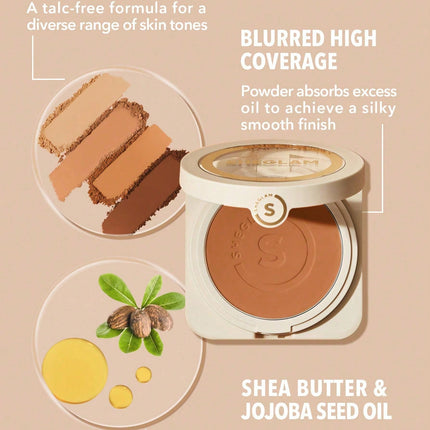 SHEGLAM Skin-Focus High Coverage Powder Foundation-Fair