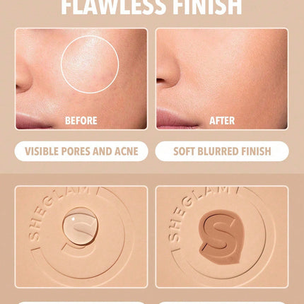 SHEGLAM Skin-Focus High Coverage Powder Foundation-Fair