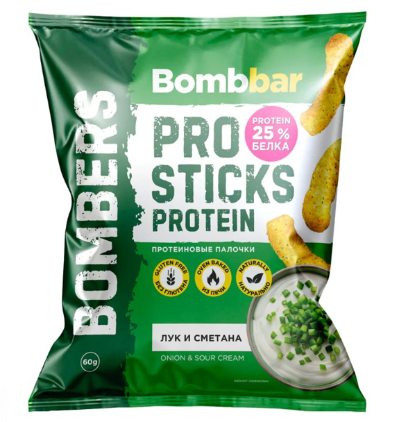 Bombbar Onion Cream Protein Sticks 60g