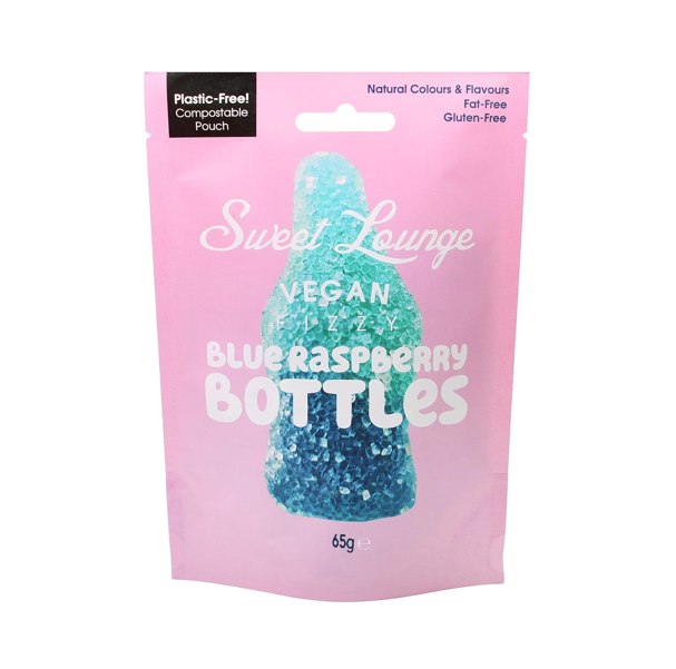 Sweet Lounge fizzy Bluerasp bottles  65G