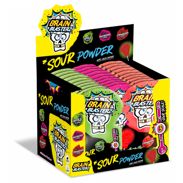 Brain Blasterz Sour Lolly Sachet – 10g