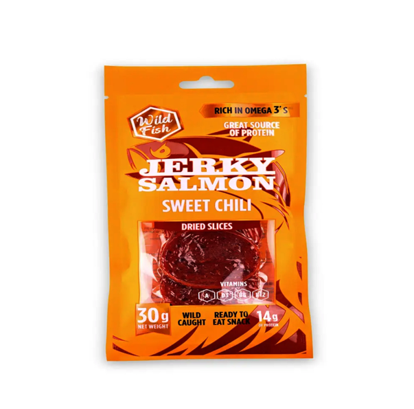 Wild Fish Jerky Salmon Sweet Chilli 30g