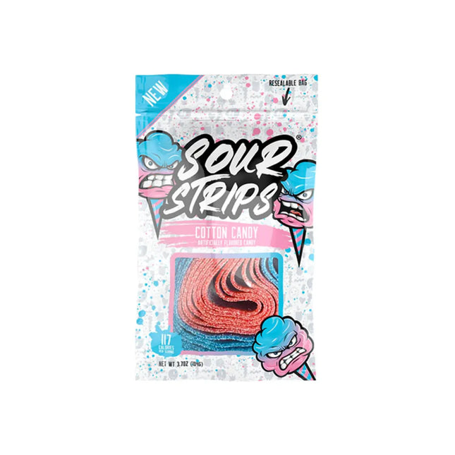 Sour Strips Cotton Cndy 96g