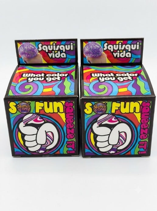 Squisqui square glitter glue squishy 6cm