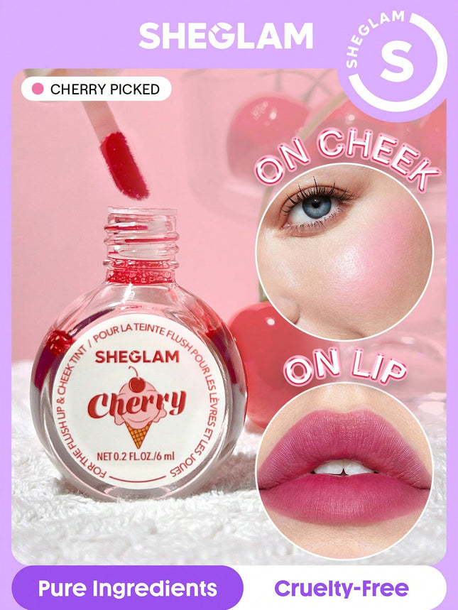 SHEGLAM For the Flush Lip & Cheek Tint-Cherry Picked