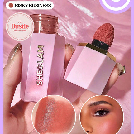 SHEGLAM Color Bloom Liquid Blush Matte Finish-Risky Business 