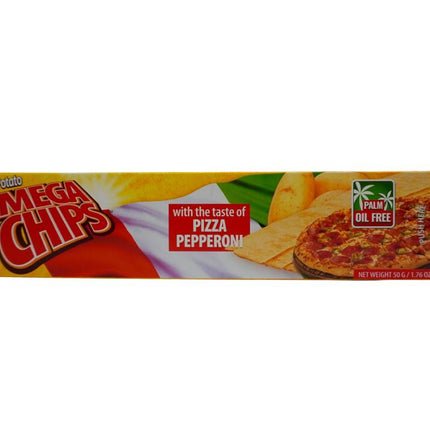 Mega Chips Pizza Pepperoni Potato Chips 50 g